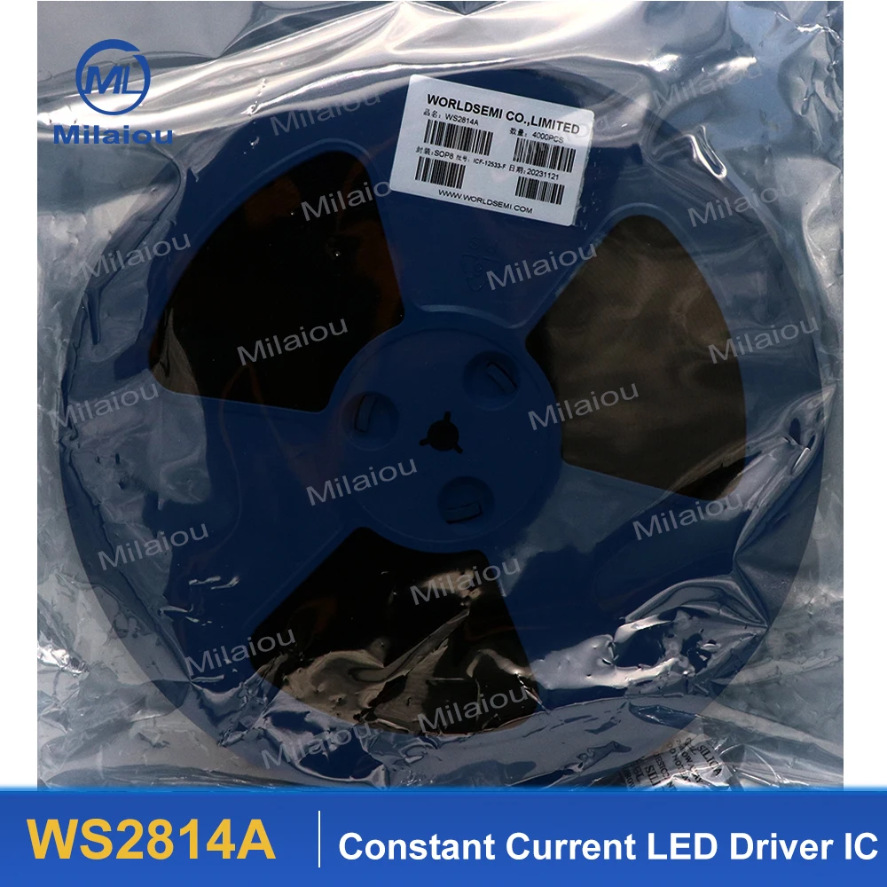 Constant current LED Driver IC WS2814A For LED Full-color Luminous Word Light String