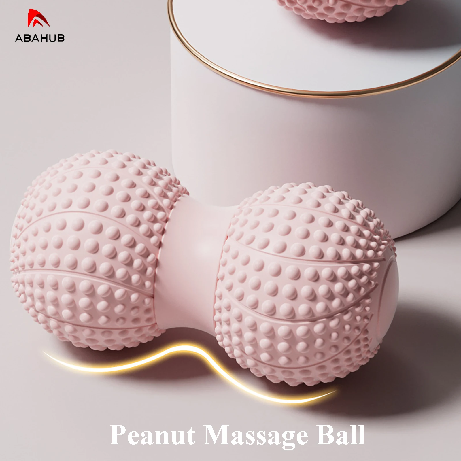 

Fascia Relaxation Peanut Ball, Yoga Massage Roller, Home Fitness Back and Waist Relaxation, Deep Massage Double Ball, Hip and Leg Stretching Equipment