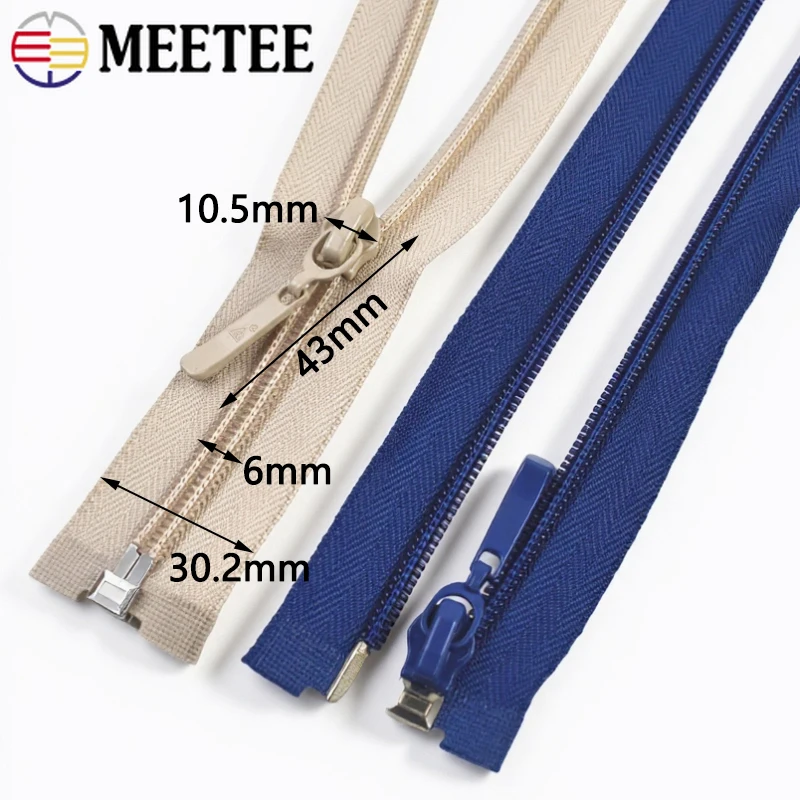 

2-10P 5# Sewing Nylon Zipper 70cm Separable Open-End Zippers Clothing Closure Zips Tape Zip Repair Replace Kit DIY Accessories