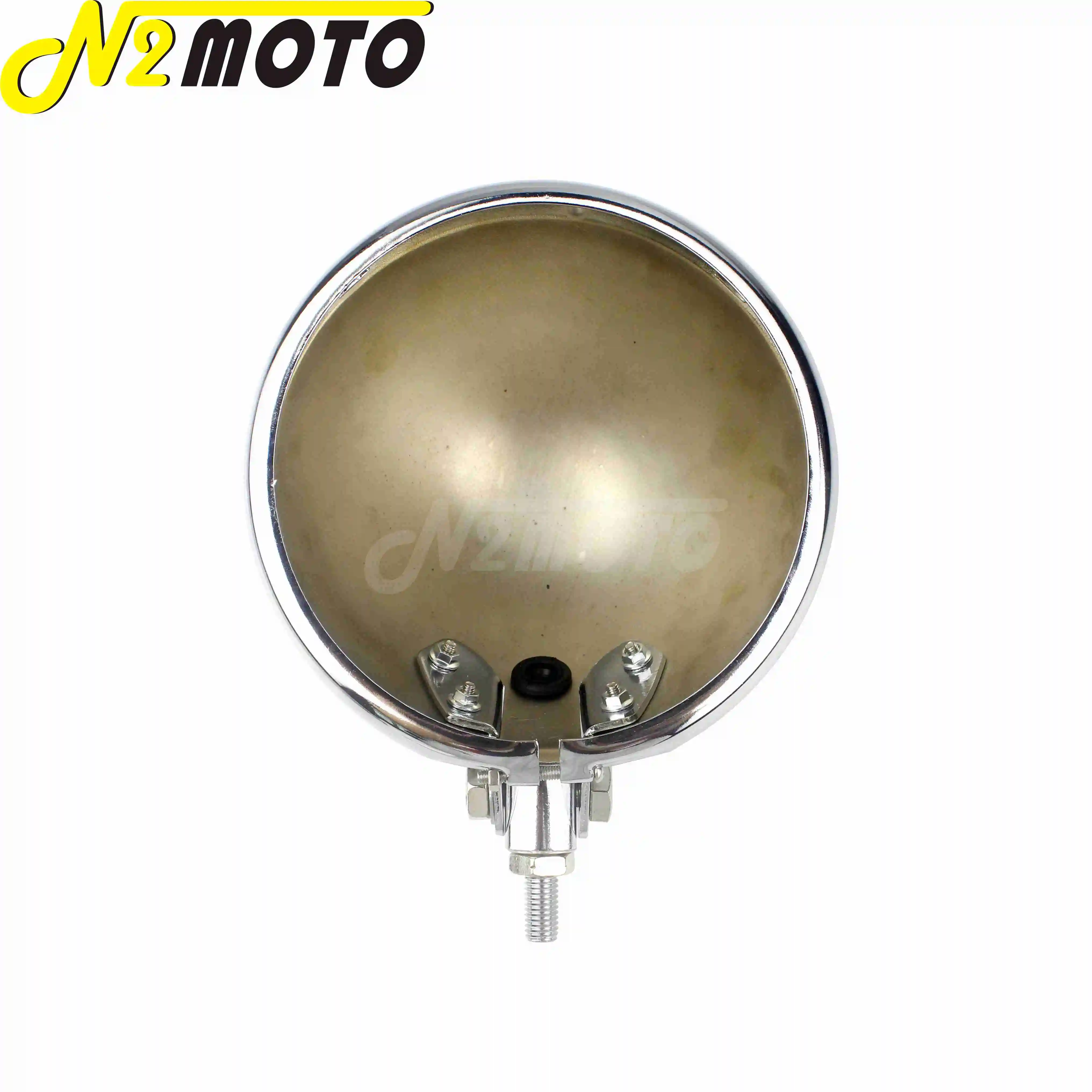 Chrome Motorcycle Headlamp Housing 5.75\