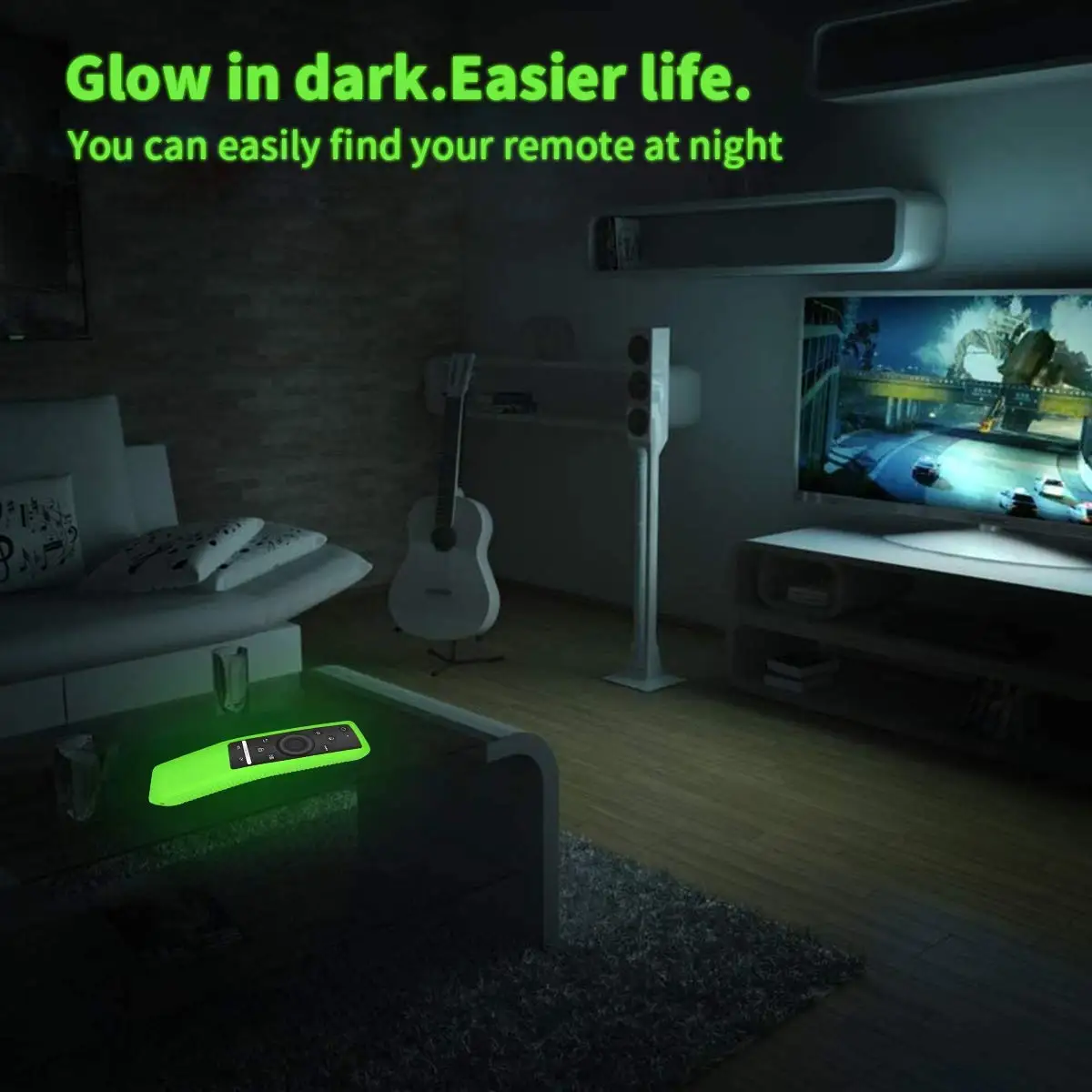 Silicone Protective Case Suitable for Samsung Smart TV Remote Control Case BN59-01241A/01242A Shockproof Luminous Remote Cover