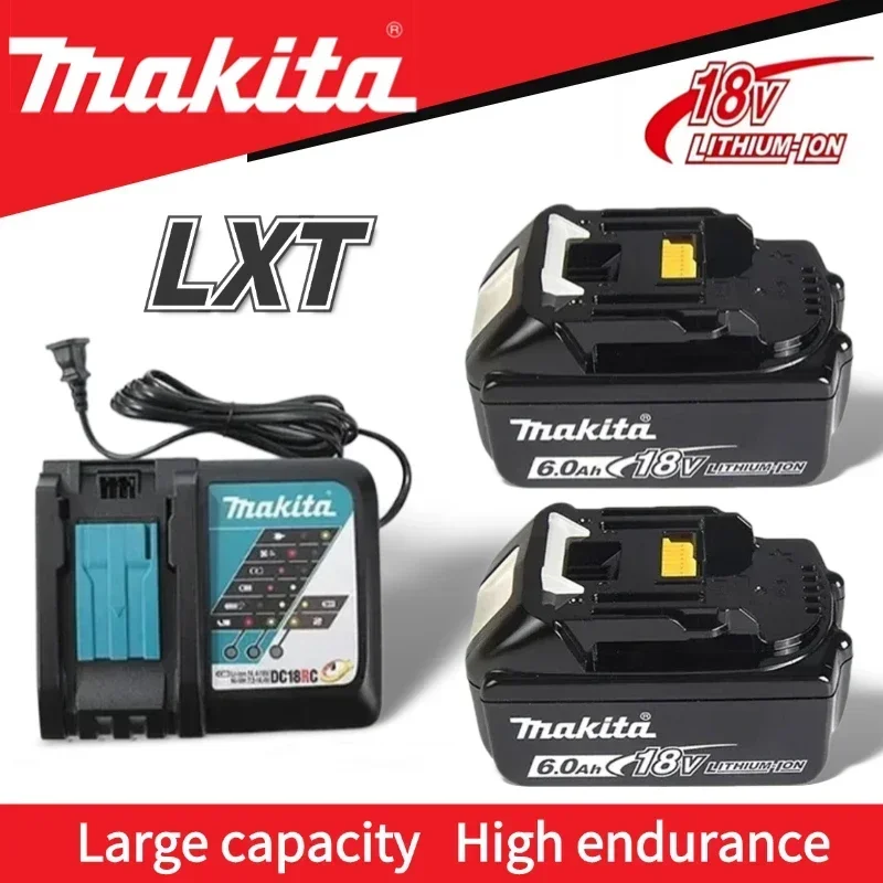 

Original for Makita Rechargeable Power Tool Battery, 6.0/9.0ah 18V, Replaceable LED Lithium-ion,LXT BL1860B BL1860BL1850 BL1830