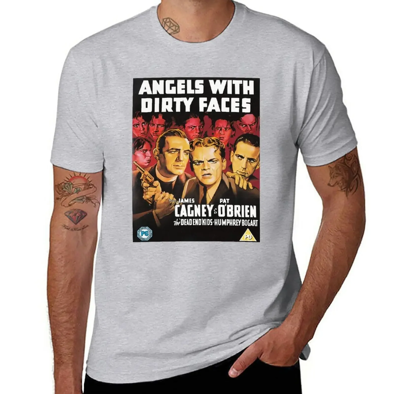 

Angels With Dirty Faces Metal James Cagney Gangster Movie Film Cinema Gift Tee For Men Women T-Shirt tops men workout shirt