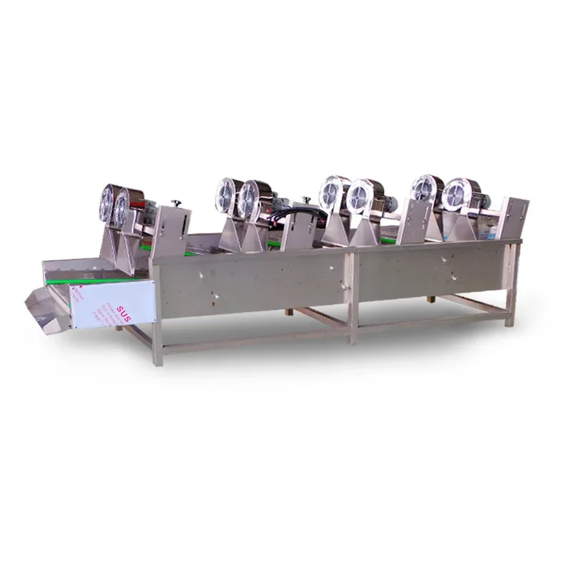 Automatic Flip Air Dryer, Vegetable Food Conveyor Air Dryer, Flexible Packaging Sour Beans Continuous Air Dryer