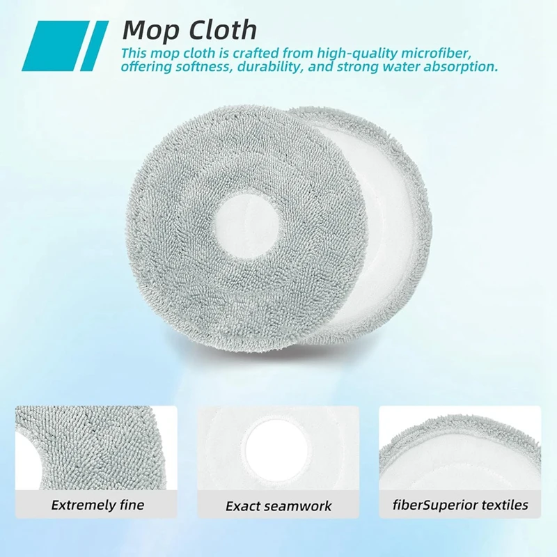 For Roborock Saros 10R / G20S Ultra Vacuum Parts Main Brush Side Brush Filter Mop Pads Dust Bags Replacement Parts