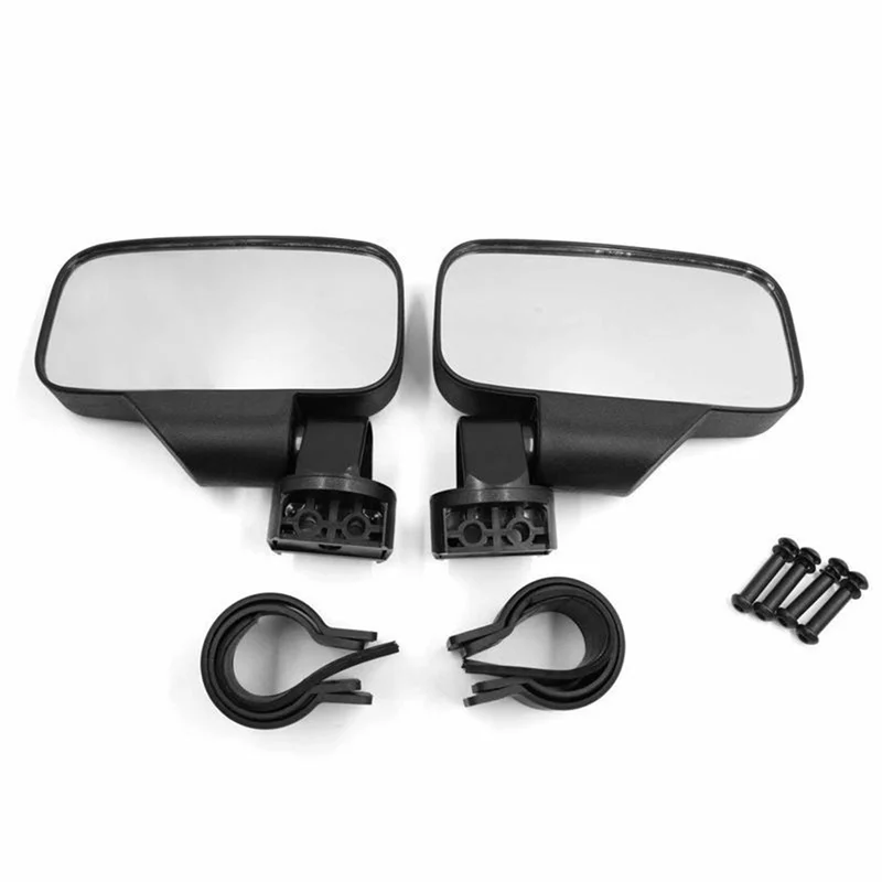 

Suitable for UTV/ATV Side Mirrors Beach Bikes All-Terrain Off-Road Vehicles Conversions Black