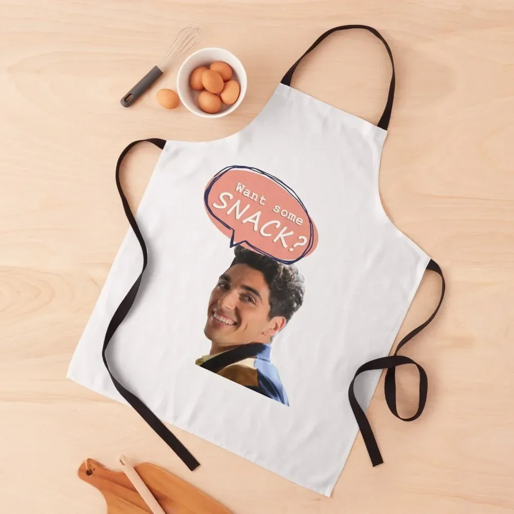 

Kissing Booth 2 Marco Want some snack Famous line Apron Waterproof Kitchen For Women kitchen gadgets Waterproof Apron