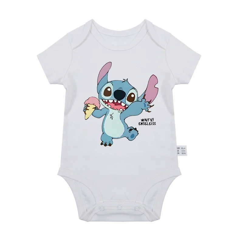 بدلة ديزني ستيتش للأطفال من القطن الكرتوني للأولاد والبنات ملابس صيفية لطيفة للأطفال ملابس أطفال ناعمة ومريحة #1