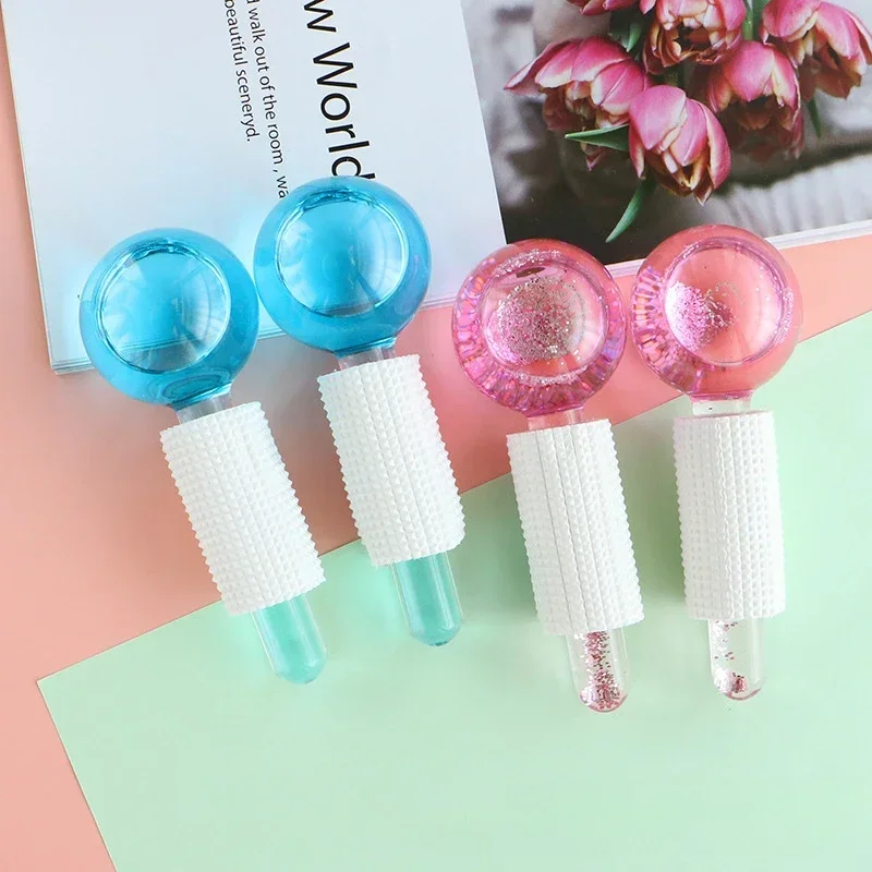 1Pc Face Roller Tightening Redness Soothing Salon Wrinkle Remover Ice Globes Facial Massager Ice Roller Skin Care Tools