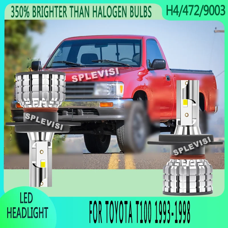 

Waterproof Optimize Night Driving Safety for Rainy Day LED Car Headlight Bulbs For Toyota T100 1993 1994 1995 1996 1997 1998