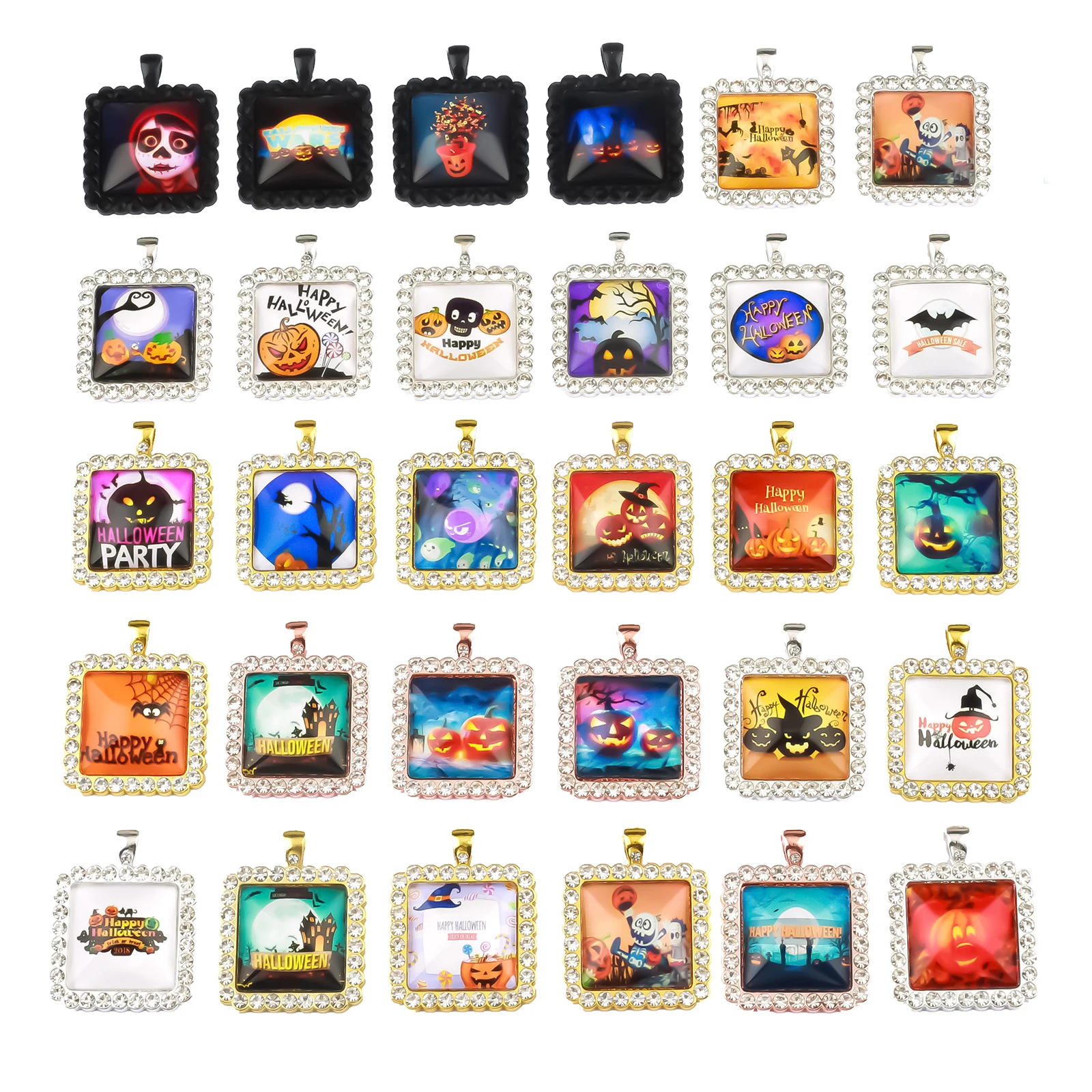 

50pcs Mixed Halloween Tray Charms Picked at Random HWR007
