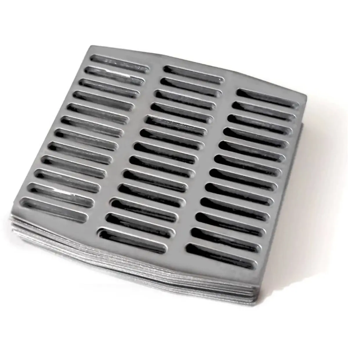 ~！【Best Seller】36-Piece Stainless Steel Brick Drain Cover, Filter Screen Bending Plate, Anti-Clogging Plate, Hair Drain Cover