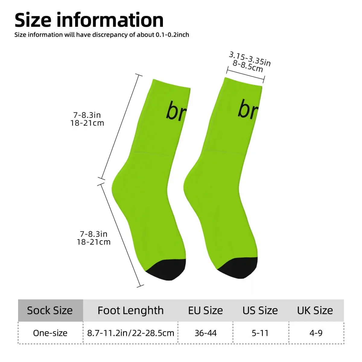 Charlie XCX Socks brat Vintage Stockings Adults Men Comfortable Skateboard Socks Autumn Design Anti Bacterial Socks