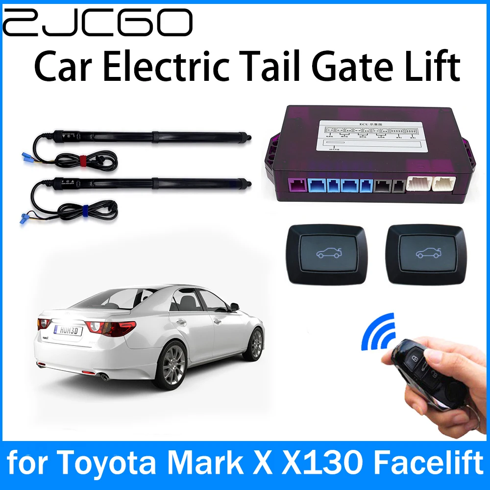 ZJCGO Power Trunk Electric Suction Tailgate Intelligent Tail Gate Lift for Toyota Mark X X130 Facelift 2013~2019