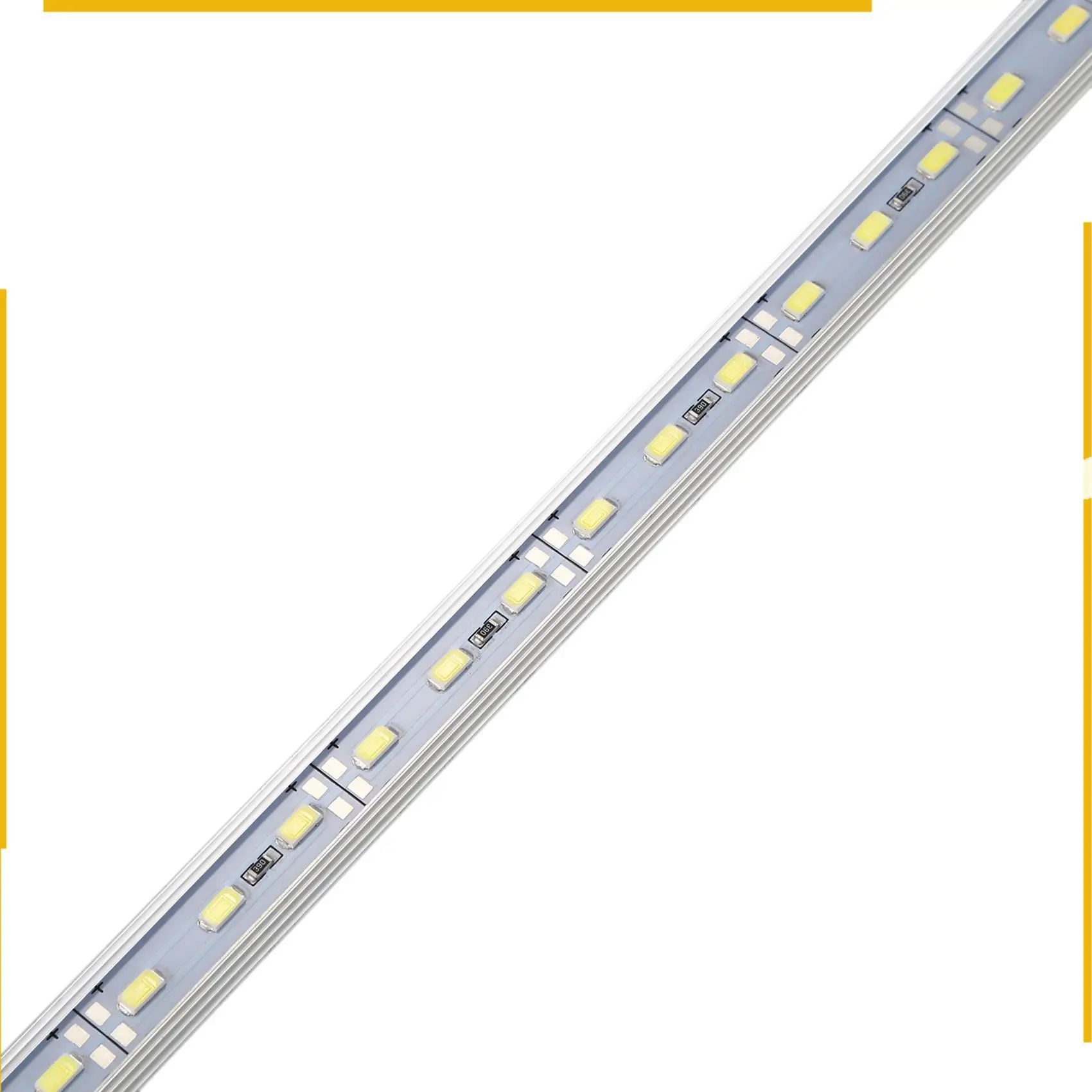 A76K 20X, 50CM 12V 36 LED 5630 SMD แถบแถบแข็งอลูมิเนียมสีขาวแข็ง