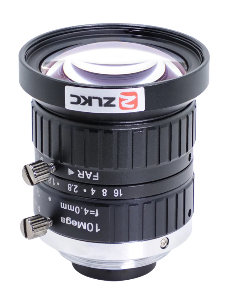 Obiektywy do kamer przemysłowych ZLKC 5MP z mocowaniem C, 2/3 cala CMOS, F1.6, ręczna przysłona, szerokokątne, 4mm 5mm 6mm 8mm 12mm 75mm, obiektyw ze stałą ogniskową. — zdjęcie produktu 7