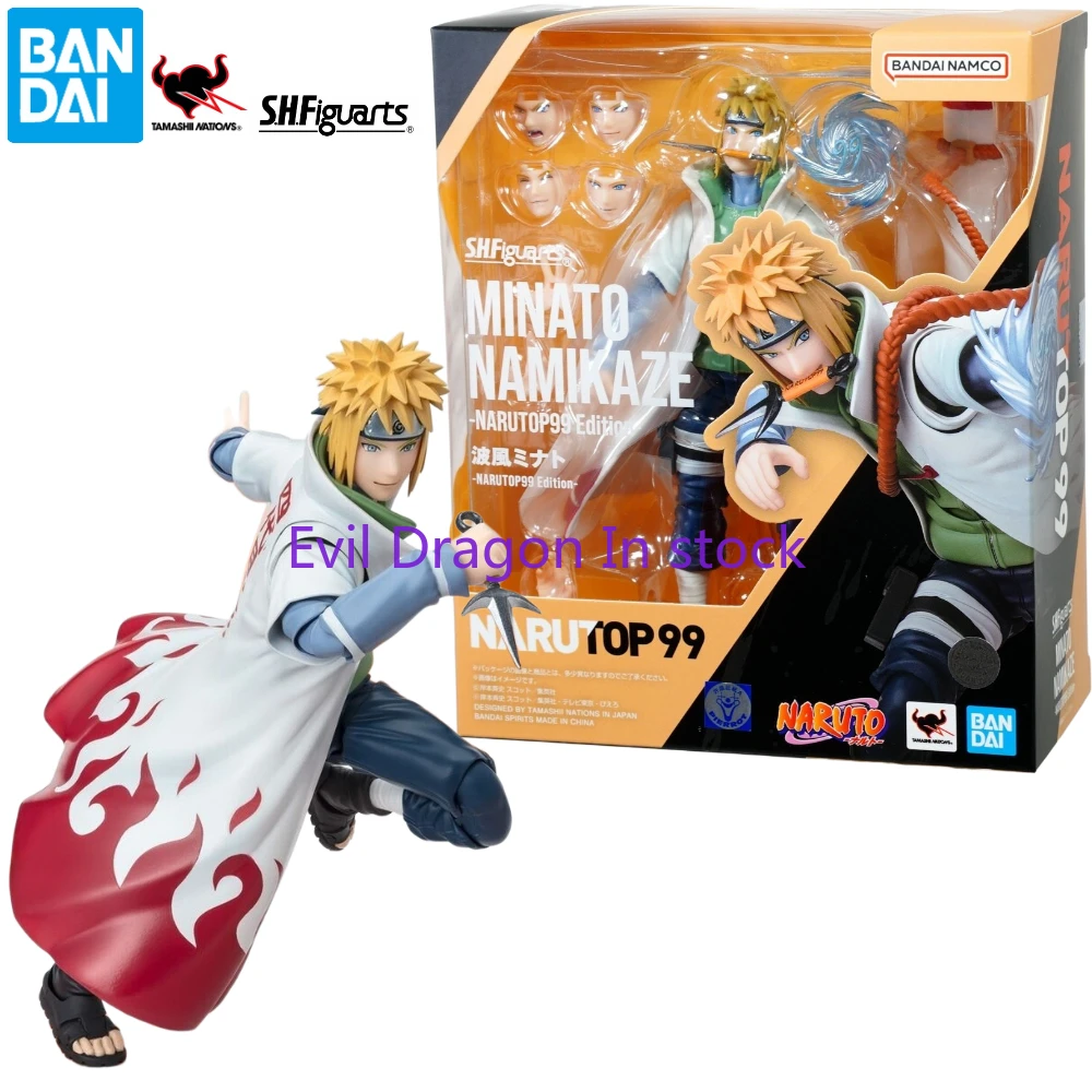 متوفر في المخزون بانداي S.H.Figuarts SHF ميناتو ناميكازي NARUTOP99 نسخة عمل الشكل تحصيل لعبة هدية