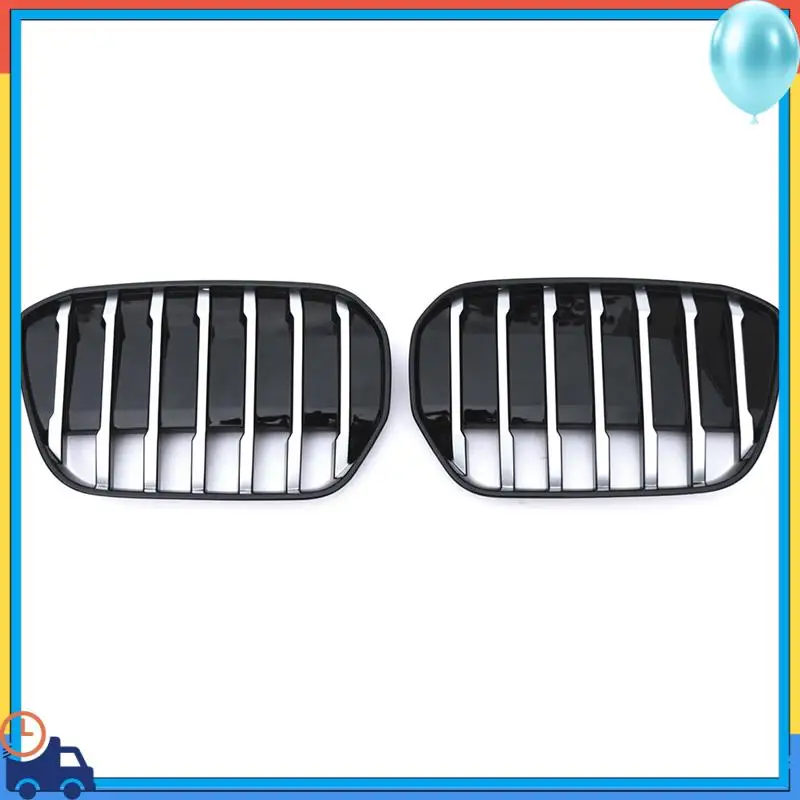 

A90Q-Front Bumper Kidney Grill For BMW G08 IX3 2020-2023 M Style Air Intake Grille Car Racing Grilles Body Kit