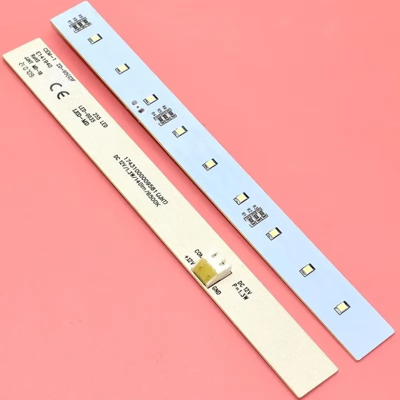 for Midea BCD-255WUM Fridge LED Light Bar 9 Beads Replacement Strip Board Bright Energy Saving Cooling Compartment Lamp