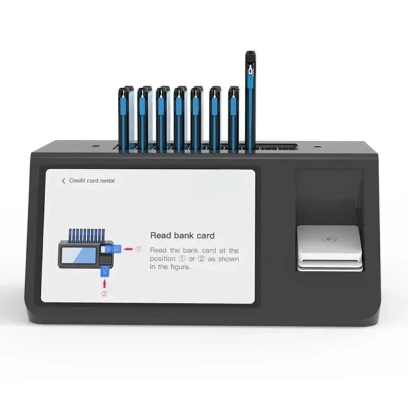 

shared power portable charger rental power bank station POS NFCpowerbank charging renting