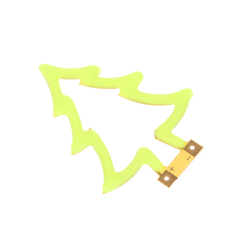 1PC 100mA 3V Portatile FAI DA TE Lampadina Accessori LED Flessibile Luce Verde Albero Di Natale Filamento Candela Diodo Holiday Party Decor