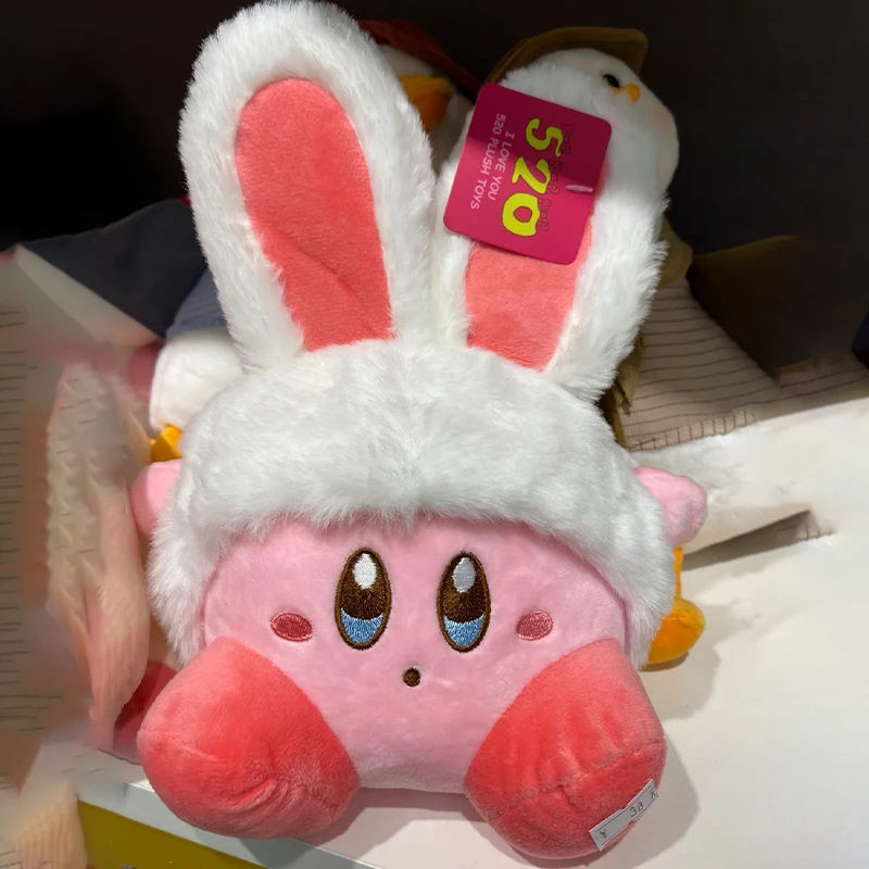 20 سنتيمتر-30 سنتيمتر أرنب الأذن كيربي أفخم ألعاب من القطيفة عناق وسادة الاستيلاء على آلة دمية غرفة الديكور لعب الأطفال الفتاة هدية عيد