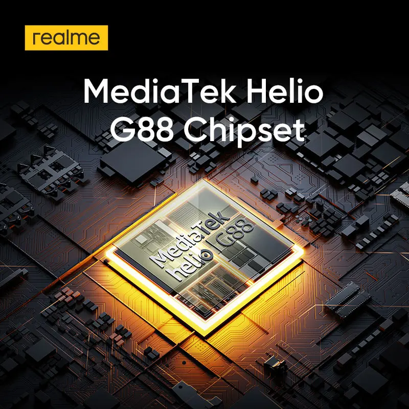 Realme C55 Smartphone MediaTek Helio G88 AI 64MP Camera 33W SUPERVOOC Charge FHD+ 6,72\'\' 90Hz Screen Cellphone