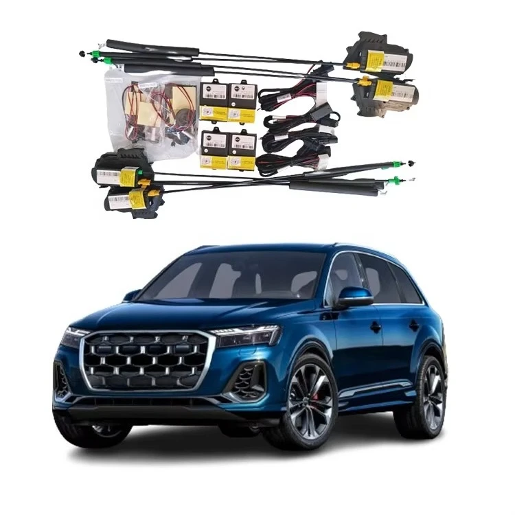 

Silent Waterproof Cyberpunk Design Side Door Kit for Q7 Smart Auto Car Electric Suction Soft Closing Vacuum Door Lock