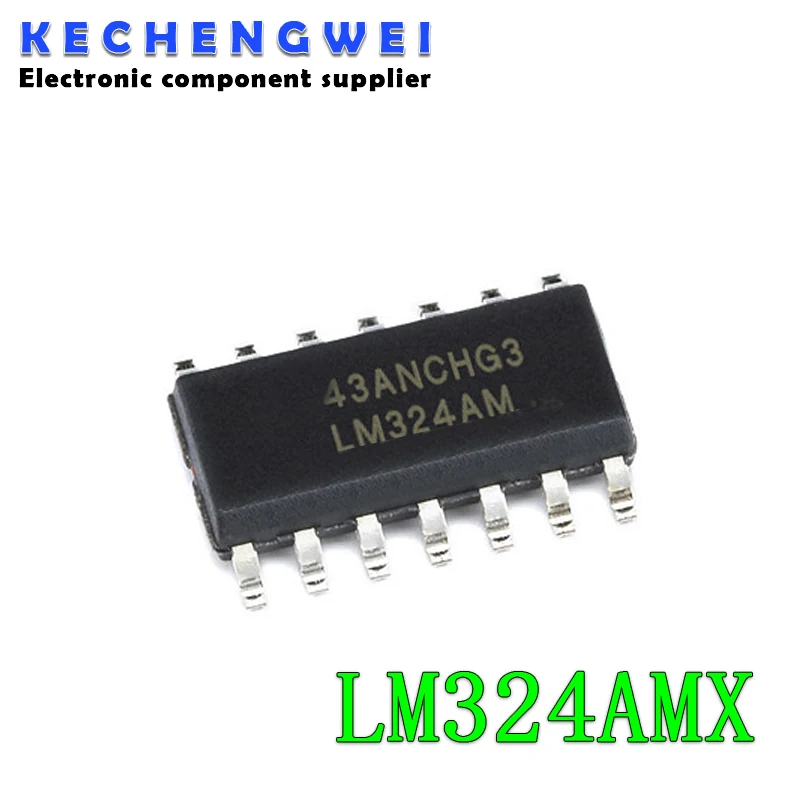 10Pcs/Lot New Original LM324 LM324AM LM324MX LM324AMX SOP14 In Stock