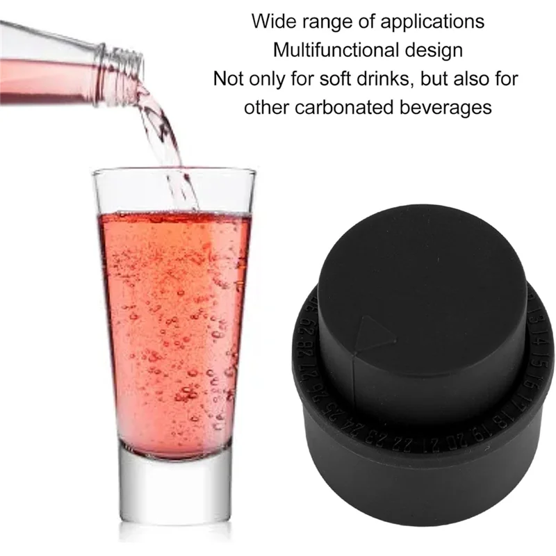 

【Favorite!】3Pack Carbonated Beverage Bottle Cap Beer Bottle Sealing Plug Glass Bottle Plugs Soda Drink Sealer Stoppers