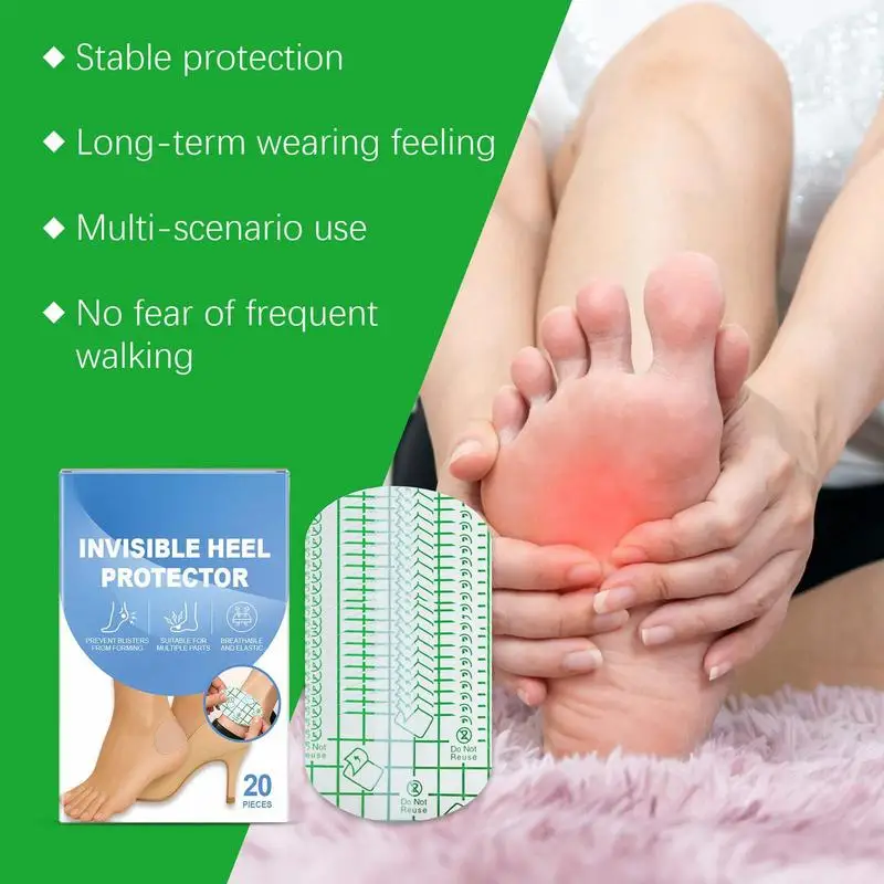 

Наклейка на пятку, уход за ногами, противоизносная защитная накладка, подушечки для предотвращения волдырей, принадлежности для защиты от натирания с тонким дизайном для друзей