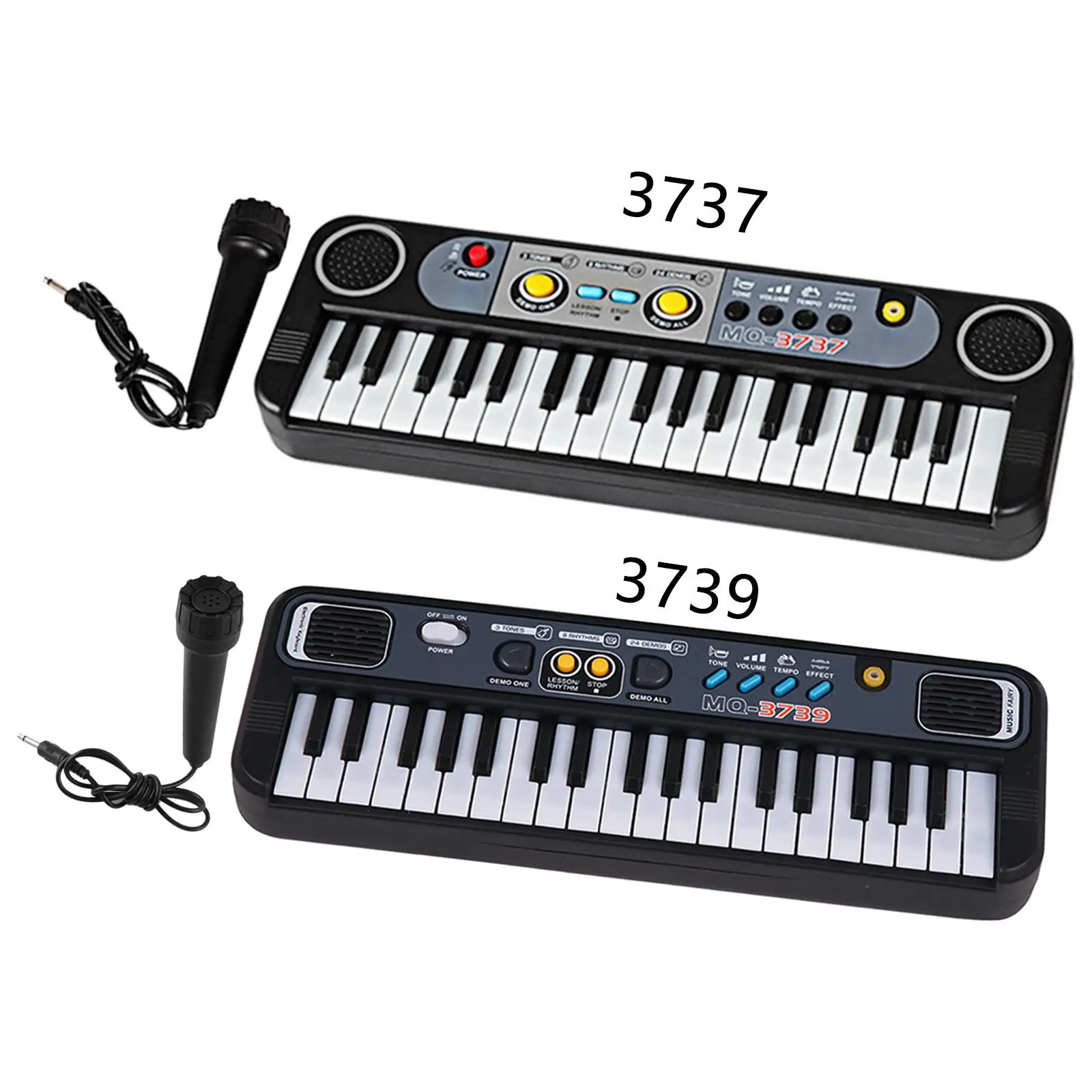 ABS Digital  Electronic Piano Keyboard 37 Keys W/Mic Educational Musical Toy for