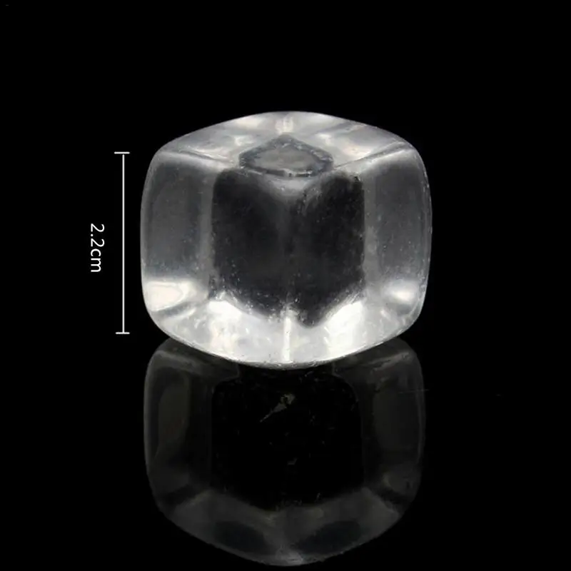 Reusable Square Whiskey Ice Cubes Natural Transparent Crystal Whiskey Chilling Stones Beverage Cooling Barware Accessories