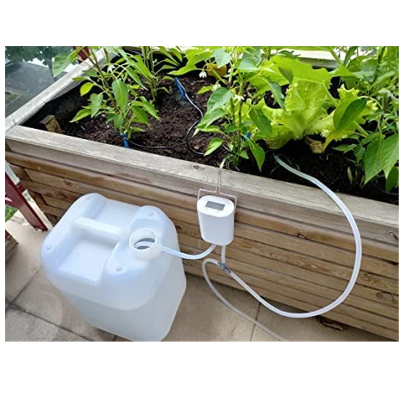 2/4/8 Head Automatic Watering Pump Controller Flowers Plants Home Sprinkler Drip Irrigation Device Pump Timer System Garden Tool