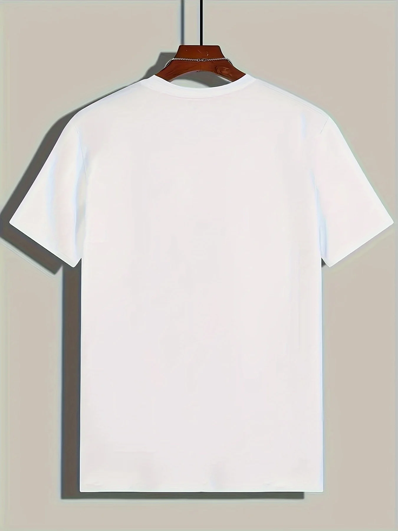 Men's cotton short-sleeved T-shirt | Middle-earth annual Mordor Fun Run print, with a door, without Grampy wall slogan.