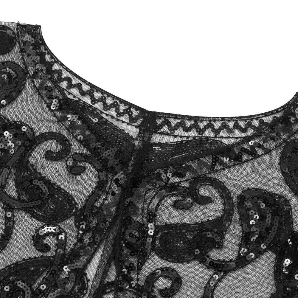 

Retro Sequins Poncho Coat Embroidery Vintage Style Sequin Beaded Short Cape Blingbling Sequins 1920s Theme Sequins Tassel Shawls