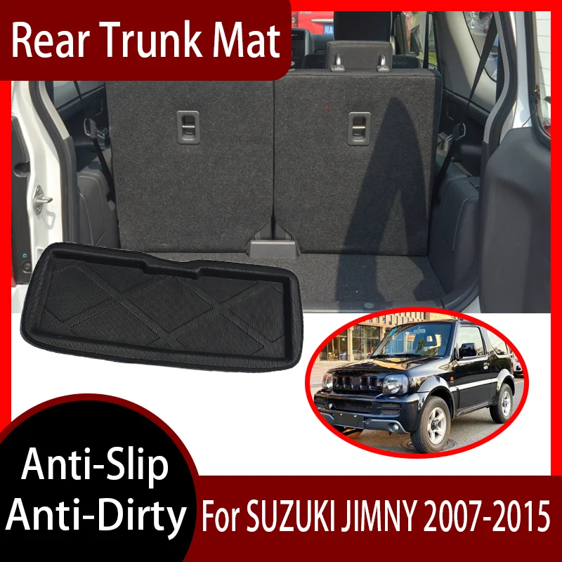 

Trunk mat For SUZUKI JIMNY 2007 2008 2009 2010 2012 2013-2015 Waterproof anti-slip Tray Cargo Liner Liner Tray Floor Pad Tray