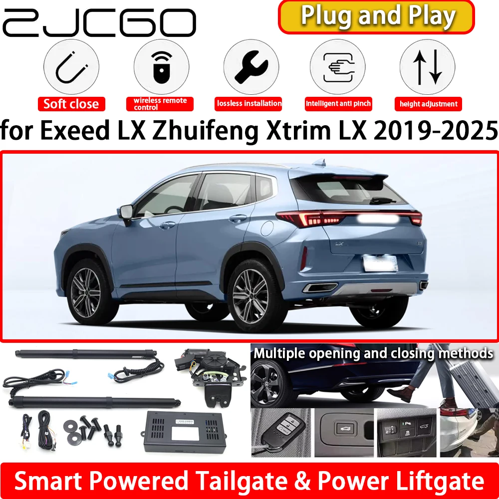 

ZJCGO for Exeed LX Zhuifeng Xtrim LX 2019-2025 OEM Automatic Electric Powered Tailgate Power Liftgate Tail Gate Lift Kit System