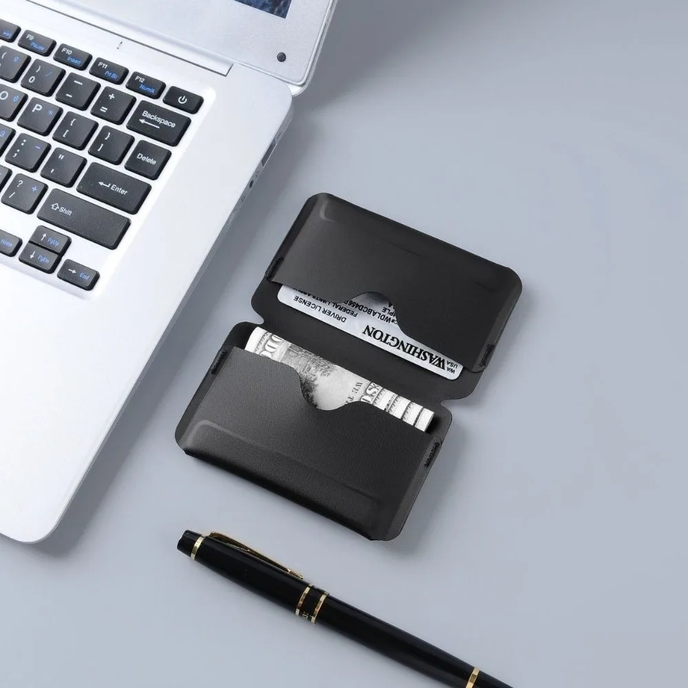 New Self-closing Coin Purse Foldable Mini Business Card Holder Ultra-light EDC Pouch