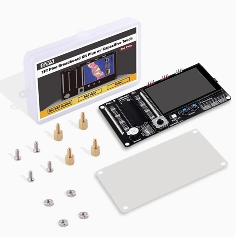 

Модуль платы расширения Raspberry Pi Pico/Pico W, 3,5-дюймовый IPS TFT сенсорный экран, комплект светодиодных индикаторов
