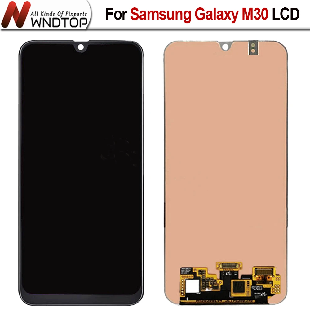 

AMOLED 6.4" For Samsung Galaxy M30 LCD M30 2019 M305 M305F M305DS LCD Display Touch Screen Digitizer Assembly Replacment Parts