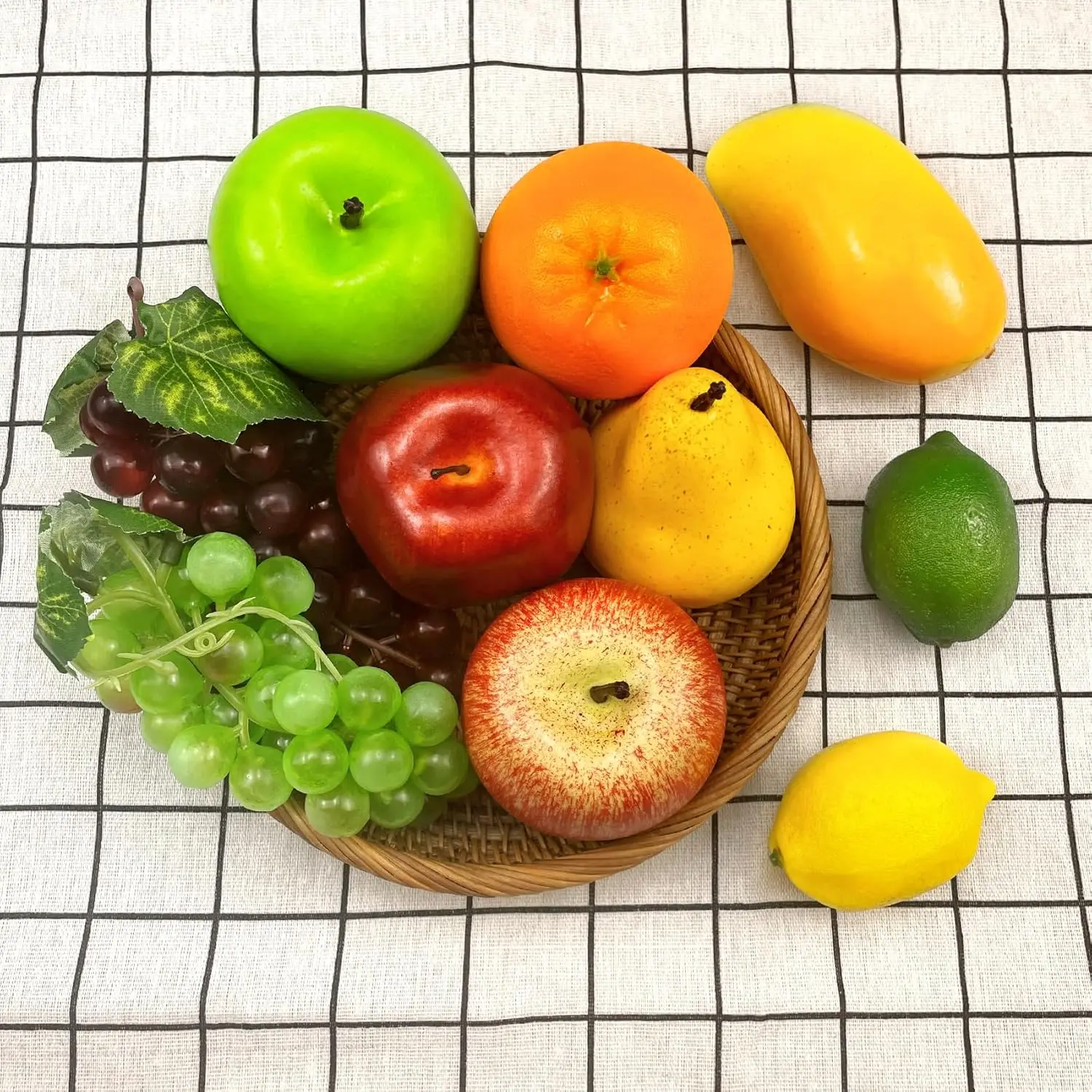 13 Pcs Artificial Fruits Decoration Home Realistic Faux Fruits for Centerpieces Party Decoration