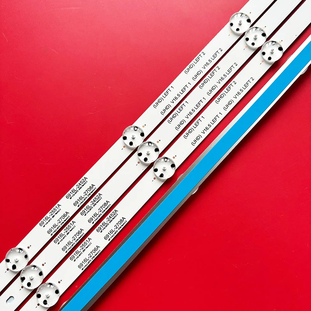 Светодиодная подсветка 1/2TV для 6916L-2551A 6916L-2552A 6916L-2452A 6916L-2453A 49UH676V 49UH650V 49UH6500 49UH661V 49UH668V