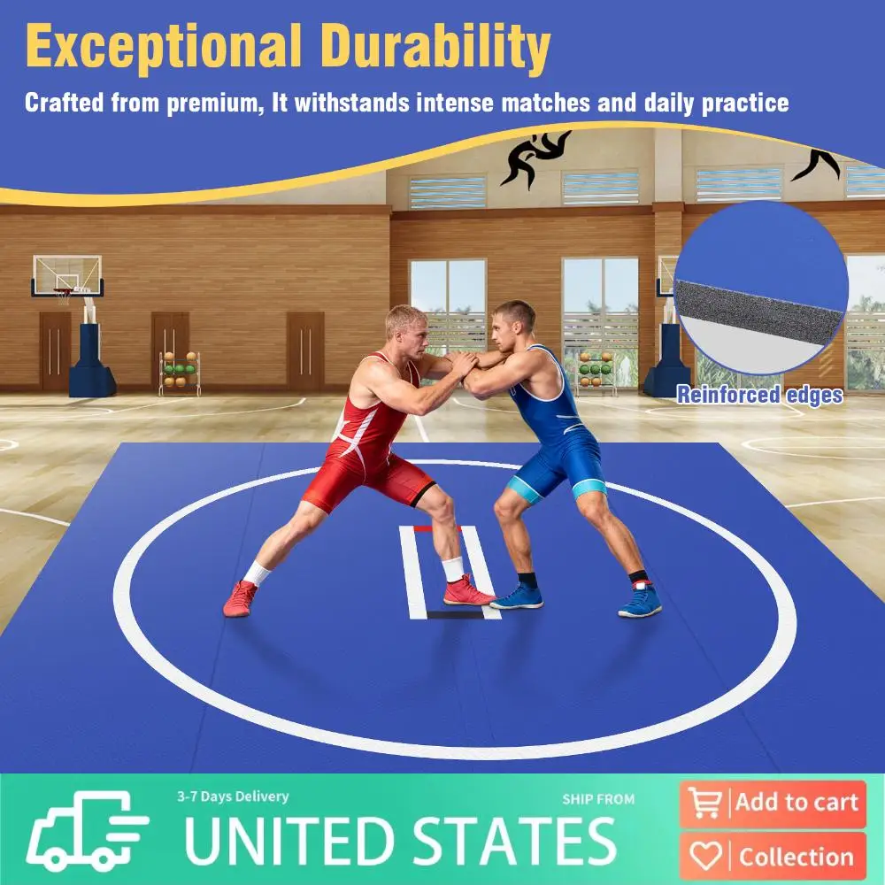 

Складной коврик для тренировок 3х3 м, износостойкий, мягкий, в стиле татами, противоскользящий, универсальный, для грэпплинга, боевых искусств, бокса, дзюдо