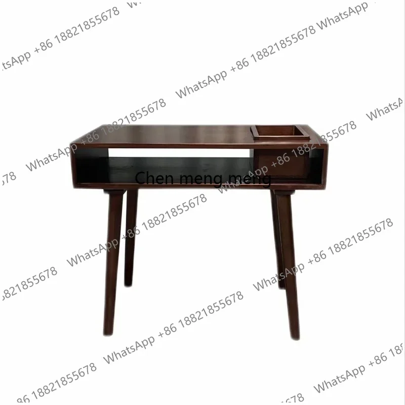 

Japanese Wooden Manicure Table Storage Reception Modern Dressing Nail Tables Nail Artist Retro Salon Furniture