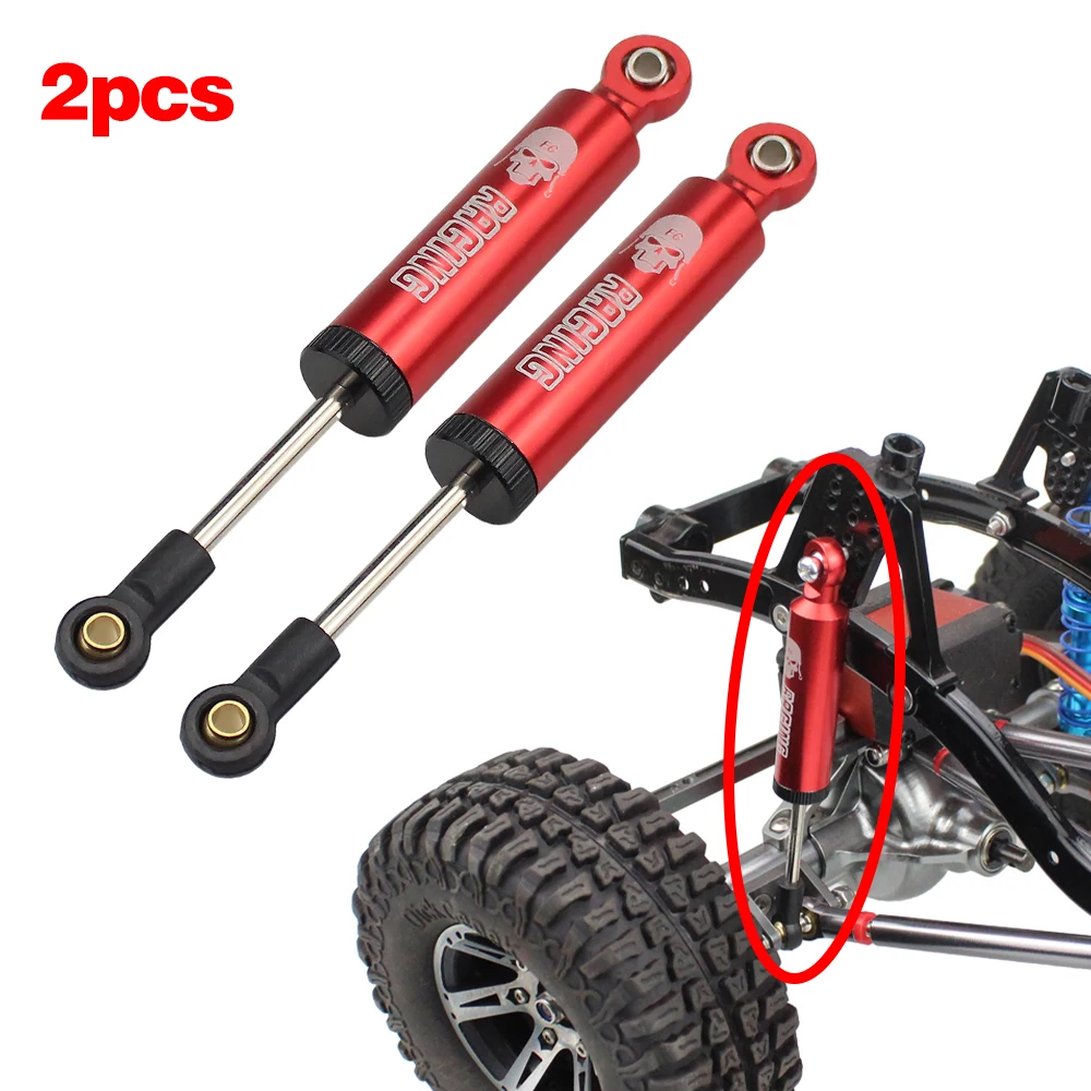 2pcs Built-in Spring 90mm Shock Absorber Damper For 1/10 RC Crawler Car Axial SCX10 90046 TRAXXAS TRX-4 MST Redcat Upgrade Parts