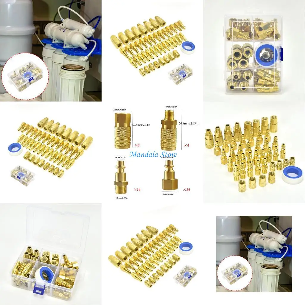 

U2JC Bulk 45 Part Air Propelled Pairing Set 1/4NPT Bolted Couplings For Air Compressors And Pipe Systems