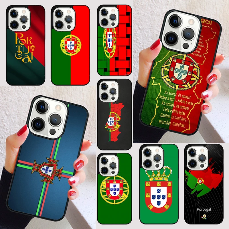 Portugal Flag cover For iPhone 15 16 13 12 11 14 Pro Max Mini Max SE 2020 7 8 6S Plus Phone Case