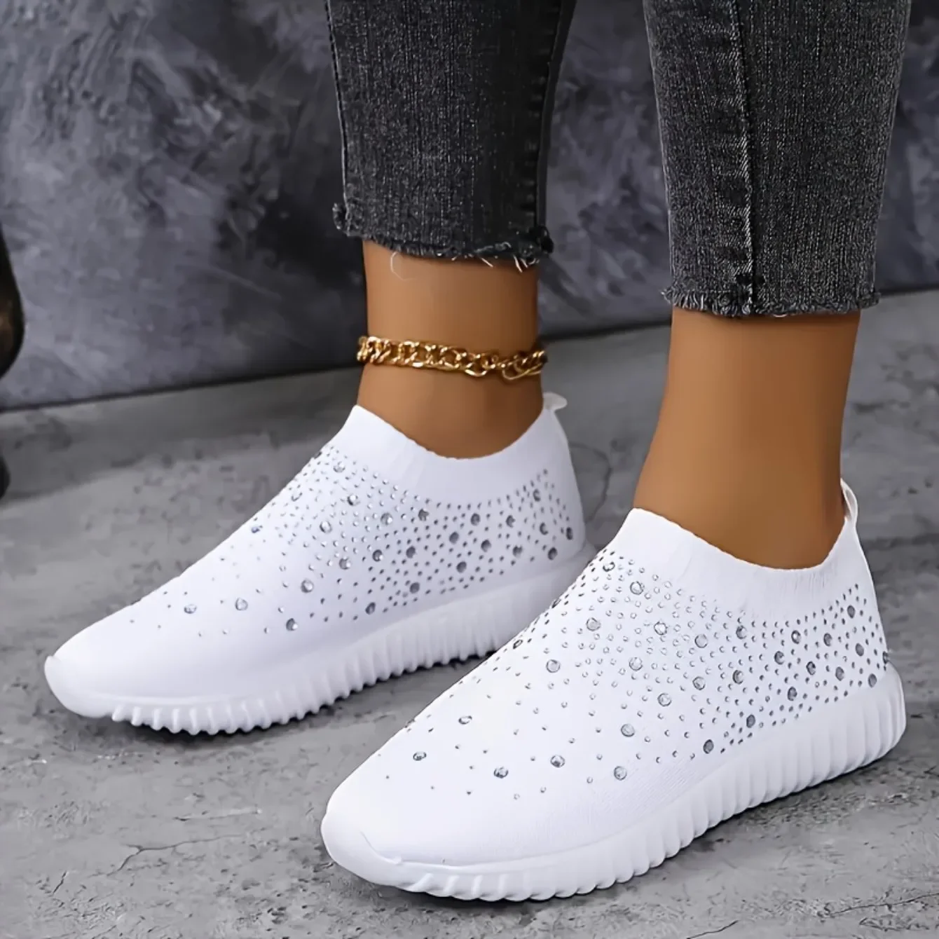 Zapatos De Mujer sepatu datar wanita, sneaker dangkal ringan nyaman musim semi musim panas dan musim gugur mode luar ruangan