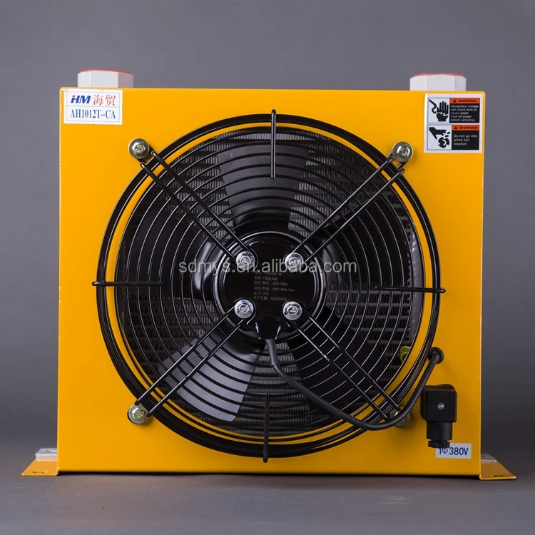 Radiador HM AH-1012T vendas diretas da fábrica radiador de óleo hidráulico radiador de alumínio com trocador de calor de óleo de ventilador